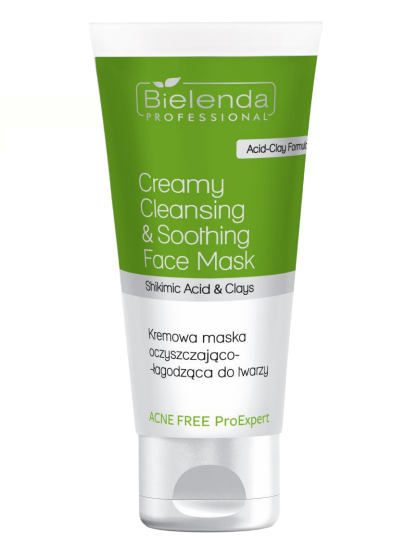 Bielenda Bielenda Acne Free Pro Expert Kremowa Maska Oczyszczająca, 150ml — Inhaltsstoffe i ocena