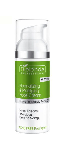 Bielenda Acne Free Pro Expert Normalizująco-Matujący Krem, 50ml