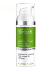 Bielenda Acne Free Pro Expert Krem Redukujący Niedoskonałości Z Kwasami, 50ml