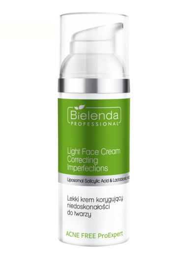 Bielenda Bielenda Acne Free Pro Expert Krem Redukujący Niedoskonałości Z Kwasami, 50ml