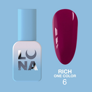 Lunamoon Lakier hybrydowy Rich One Color no 6 8 ml
