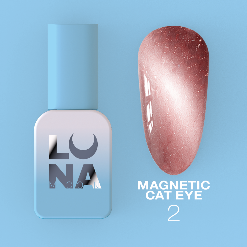 LUNAmoon Lakier hybrydowy Magnetic Cat Eye 2 8ml