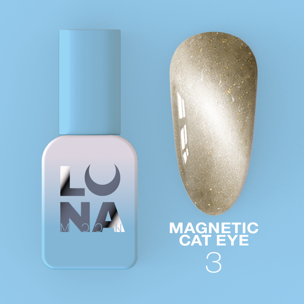 Lunamoon Lakier hybrydowy Magnetic Cat Eye 3 8 ml