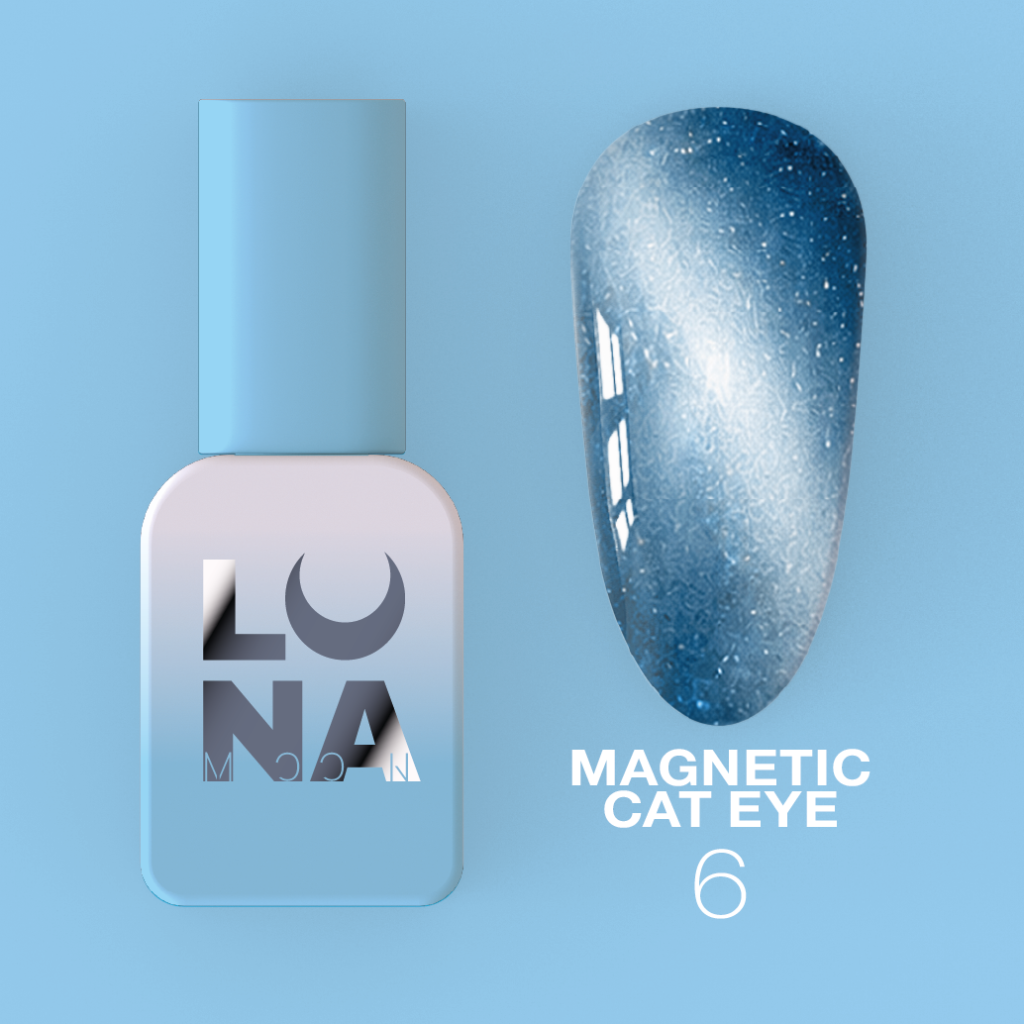 Lunamoon Lakier hybrydowy Magnetic Cat Eye 6 8 ml