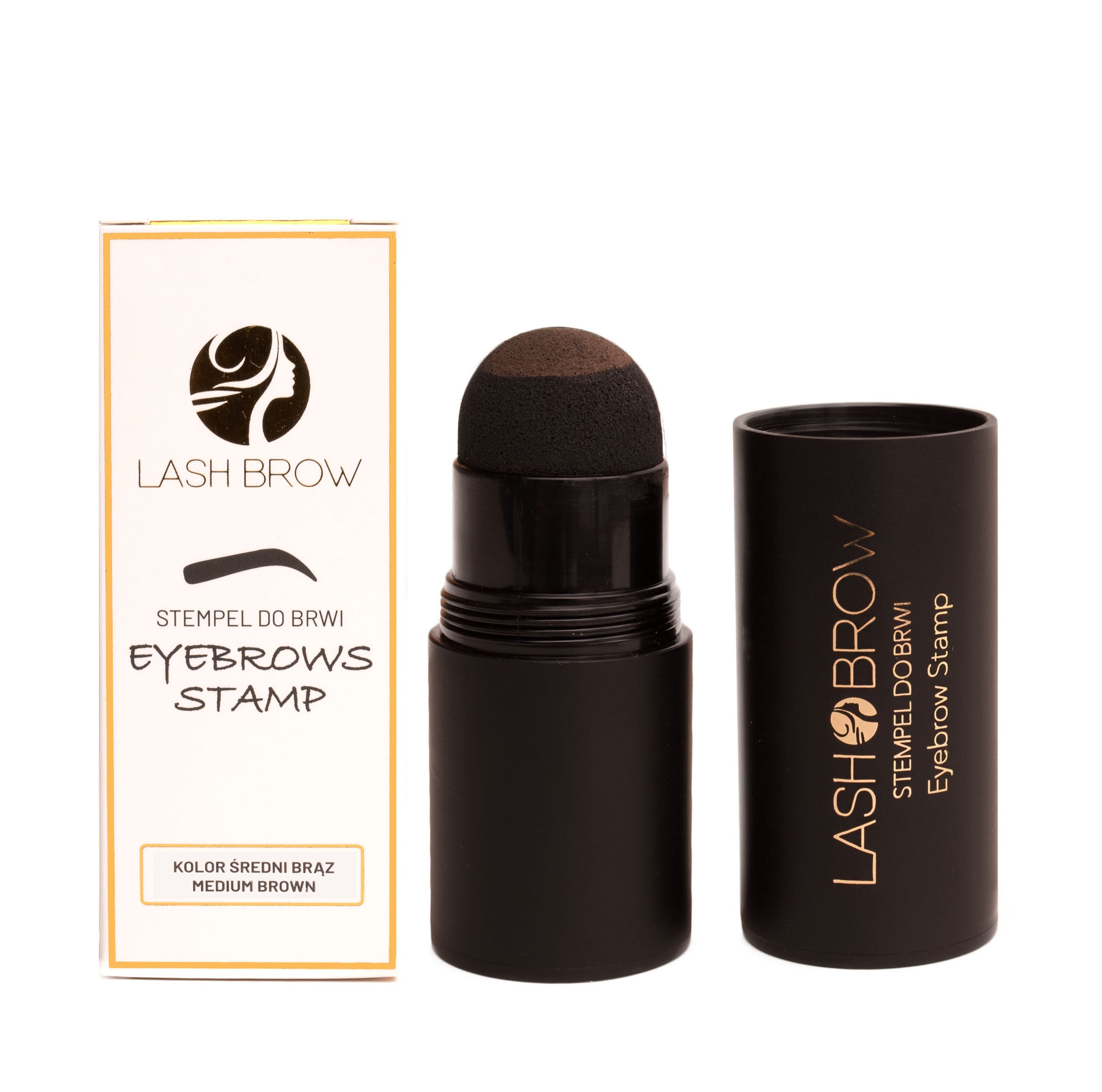 Lash Brow Stempel Do Brwi Eyebrows Stamp Średni Brąz