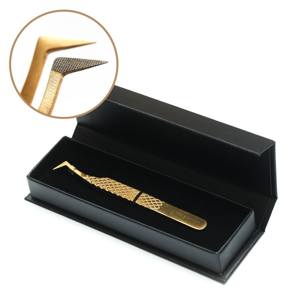 Noble Lashes Pęseta Do Rzęs Noble Gold Pro 1