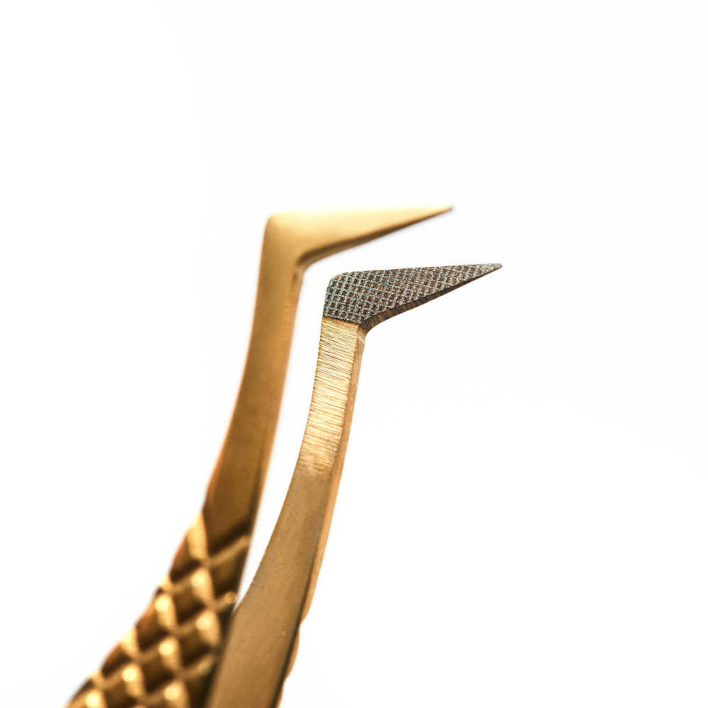 Noble Lashes Pęseta Do Rzęs Noble Gold Pro 1