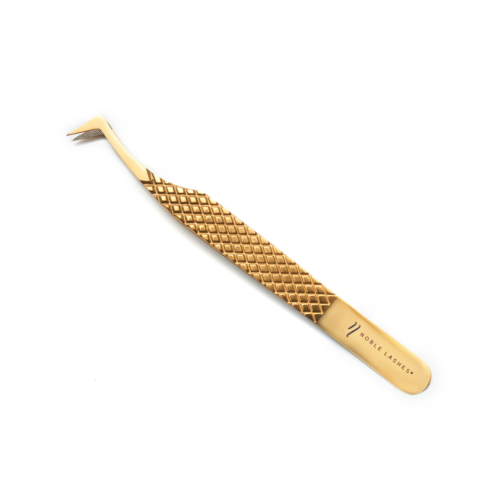 Noble Lashes Pęseta Do Rzęs Noble Gold Pro 1