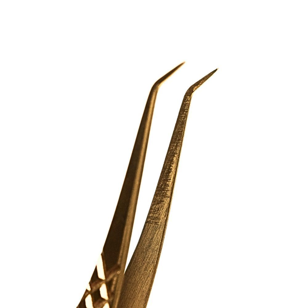 Noble Lashes Pęseta Do Rzęs Noble Gold Pro 3