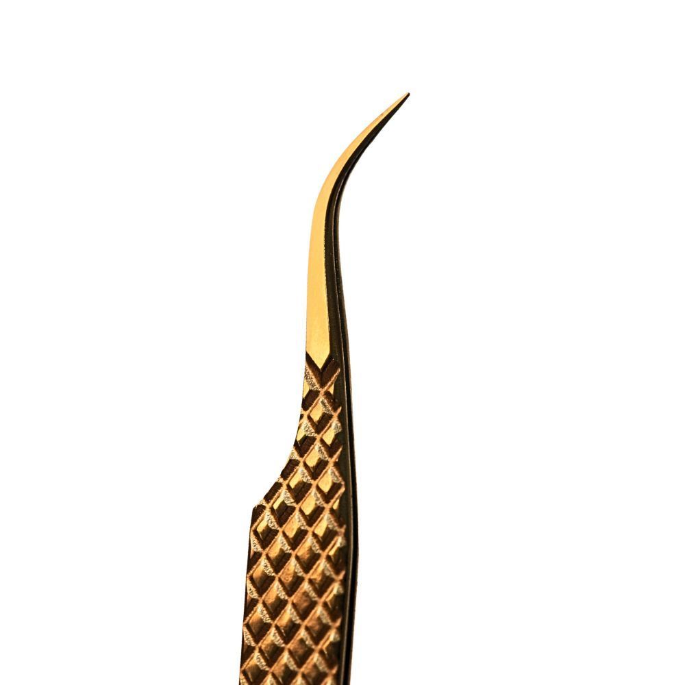 Noble Lashes Pęseta Do Rzęs Noble Gold Pro 4