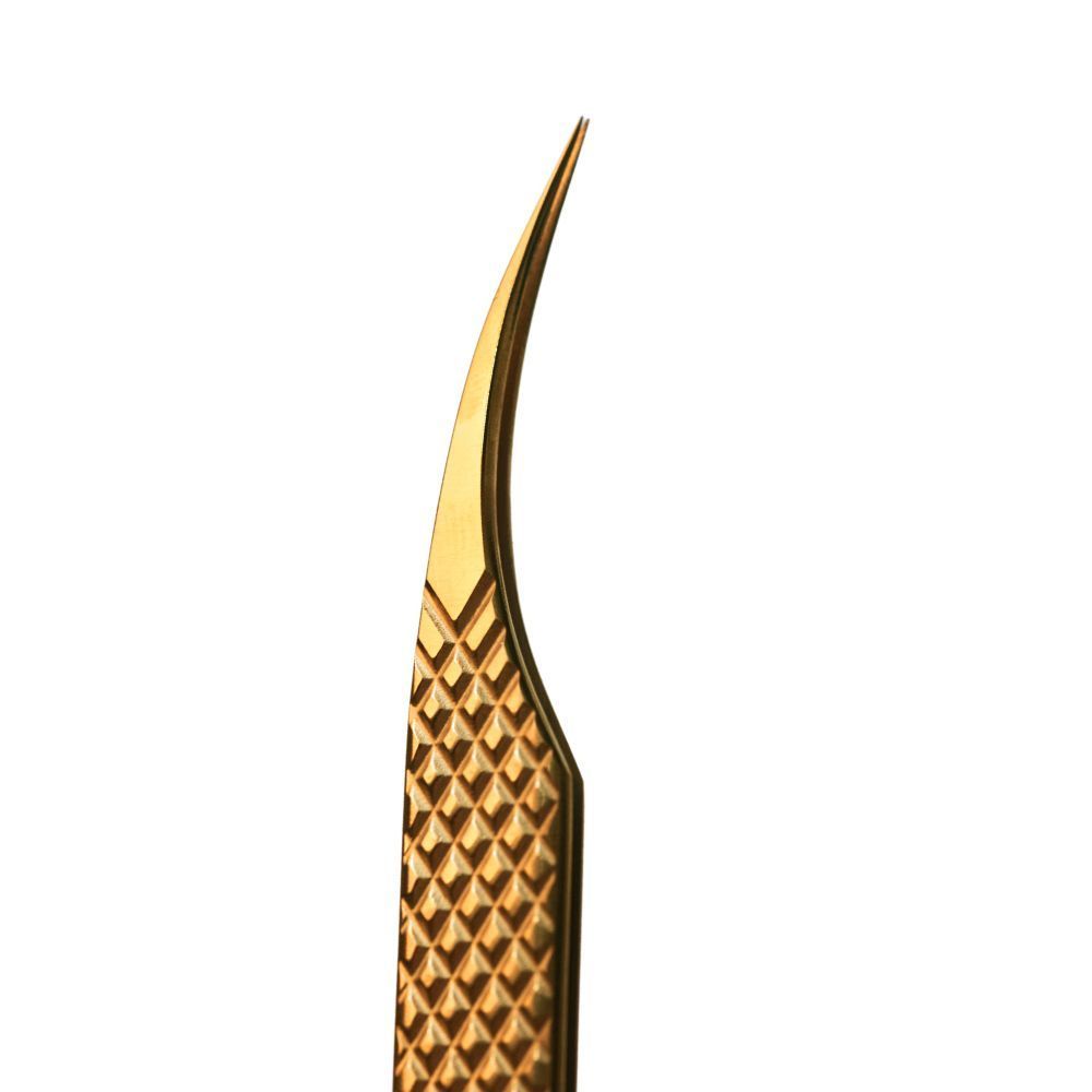 Noble Lashes Pęseta Do Rzęs Noble Gold Pro 5