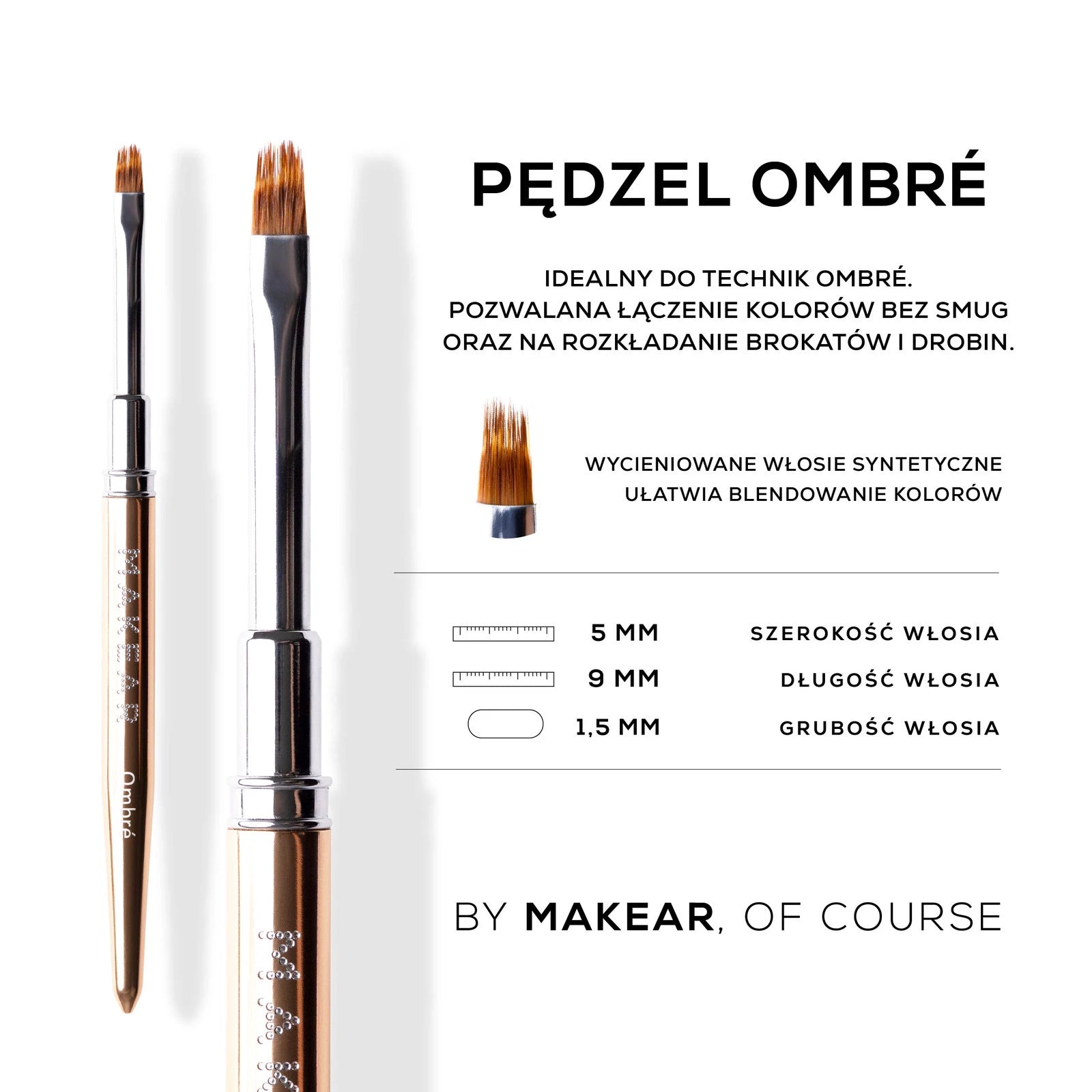 Makear Pędzel Do Ombre