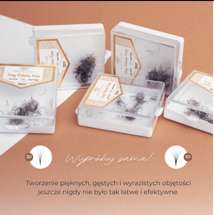 Wonder Lashes Rzęsy Wachlarzyki Easy Volume Fans 3D 0,07