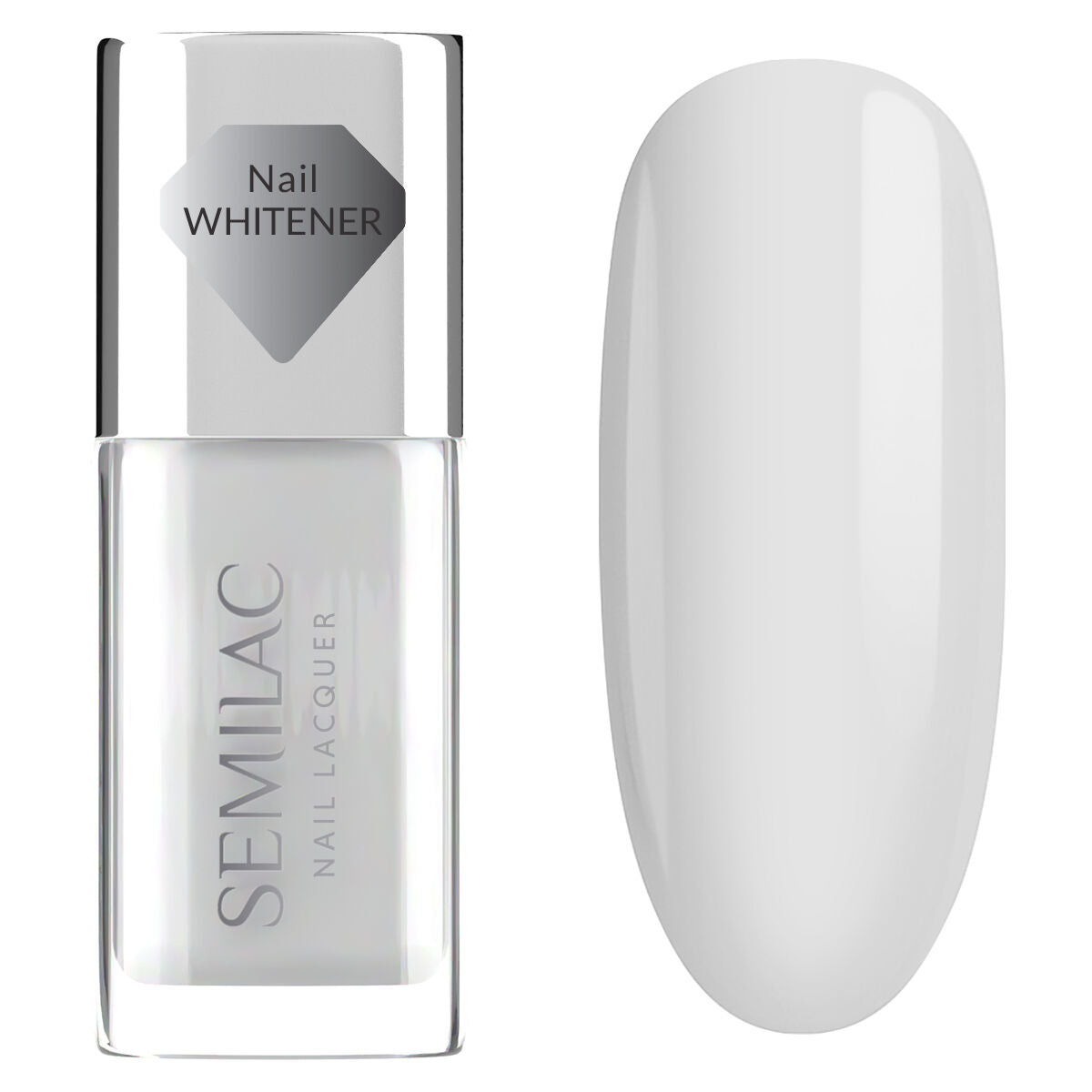 Semilac Lakier Klasyczny 100 Nail Lacquer Nail Whitener 9 ml
