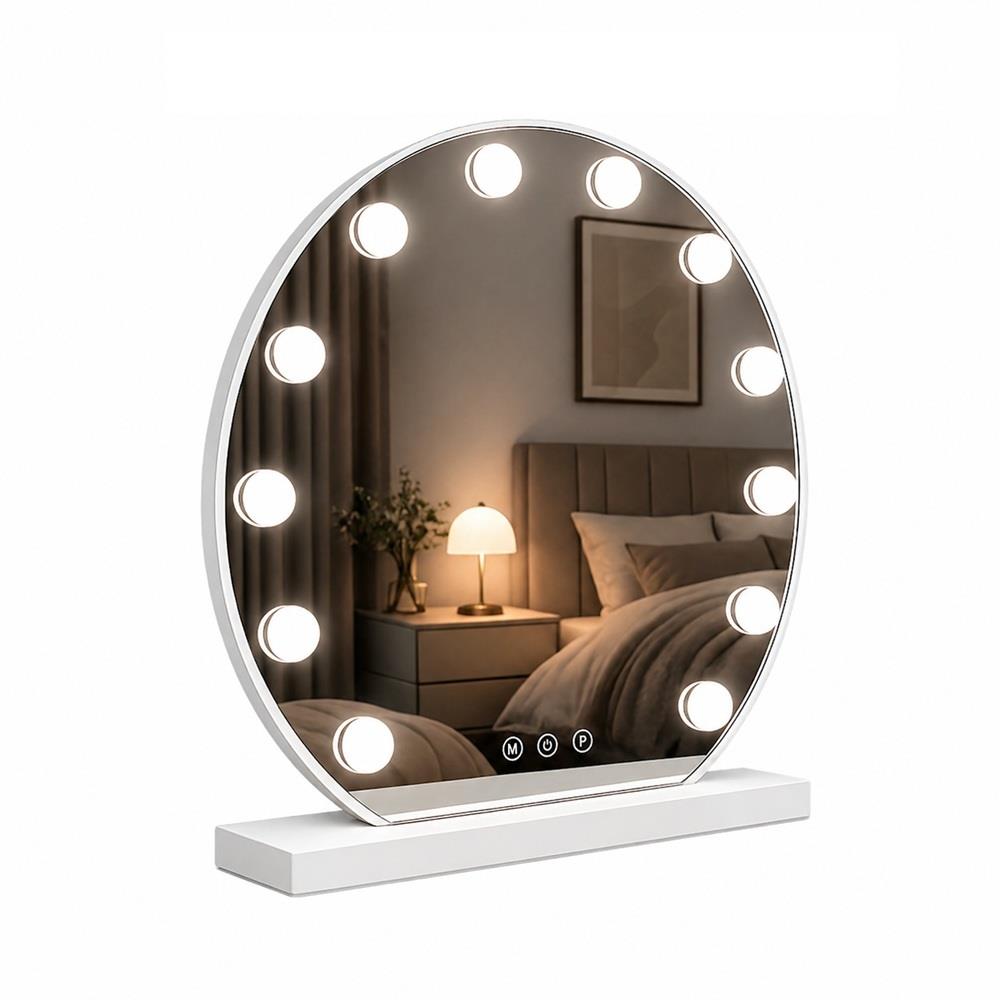 Lustro podświetlane LED HOLLYWOOD śr 50cm WA-60-Z