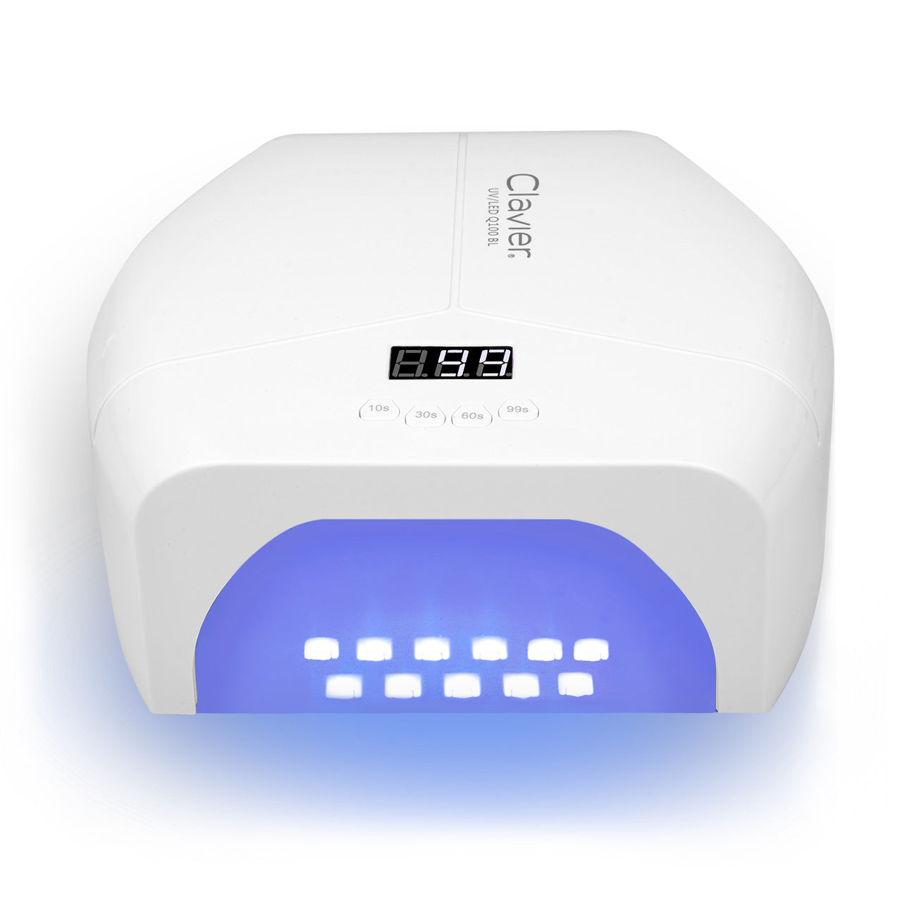 Clavier Lampa Do Paznokci UV/LED Q100 BL 48W, Biała, 57x LED, Lustrzane Dno
