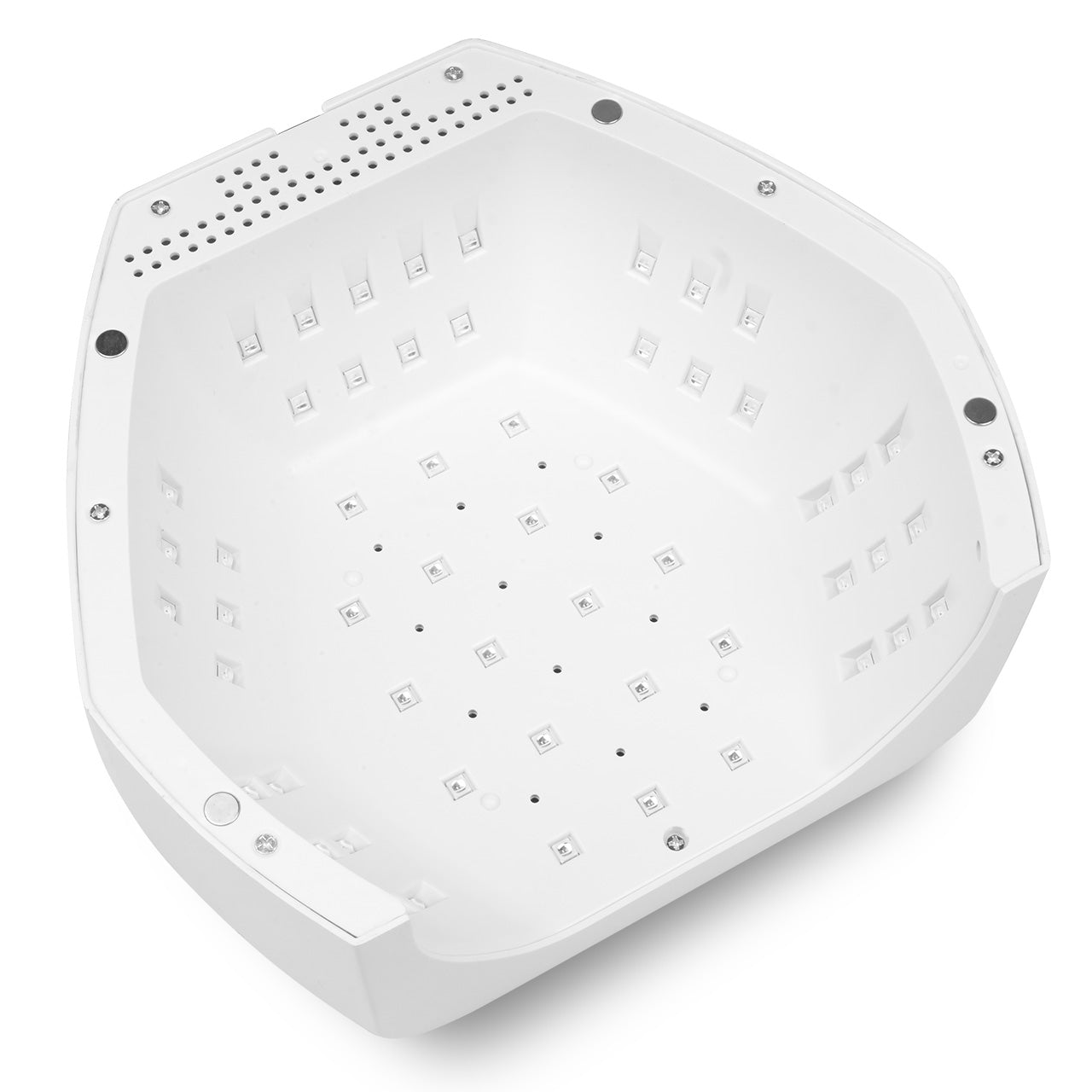 Clavier Lampa Do Paznokci UV/LED Q100 BL 48W, Biała, 57x LED, Lustrzane Dno