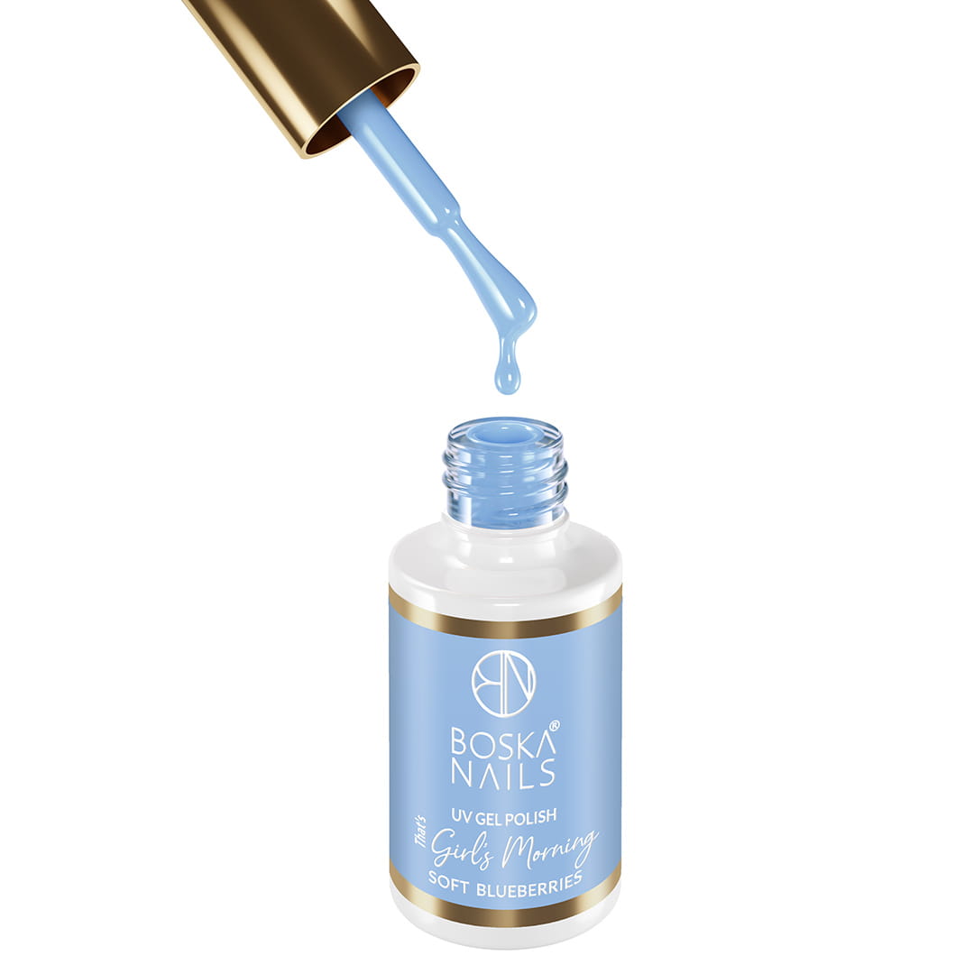 Boska Nails Lakier Hybrydowy That's Girl's Morning Soft Blueberries No 564 6ml