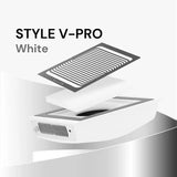 Shemax Pochłaniacz Pyłu Do Manicure Style V-Pro - Do Zabudowy Biały