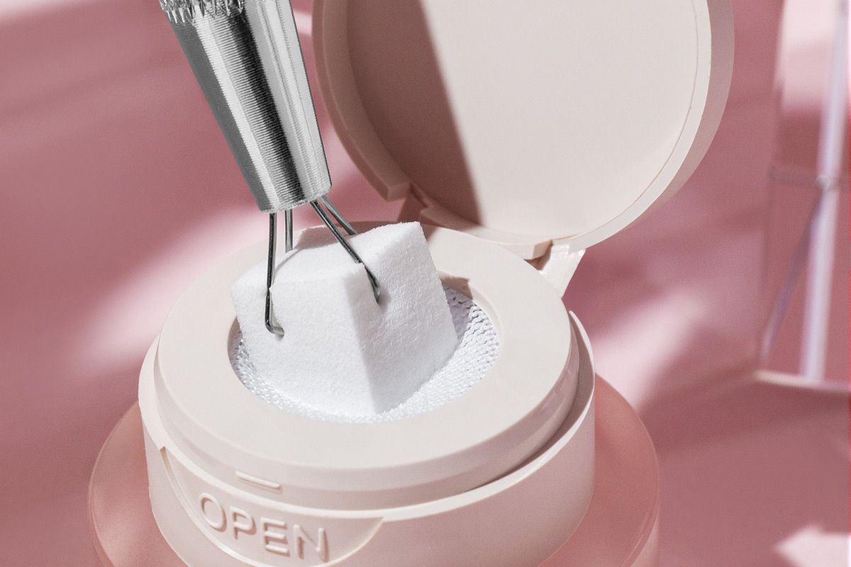 Victoria Vynn Boomy Ombre Baby Boomer Set Gąbeczki I Chwytak W Pudełku + Ombre Żel