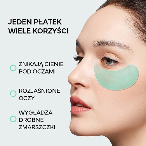 Clavier Lanbena Płatki Żelowe Pod Oczy Nawilżające Kwas Hialuronowy 60 Szt.