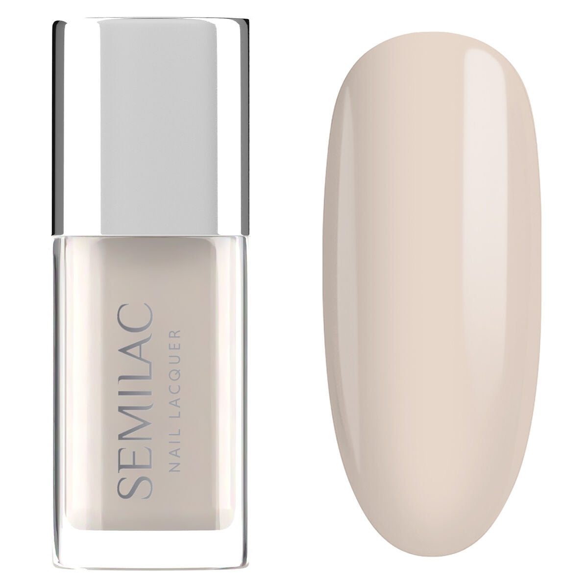 Semilac Lakier Klasyczny 104 Nail Lacquer Cream Supreme 9 ml