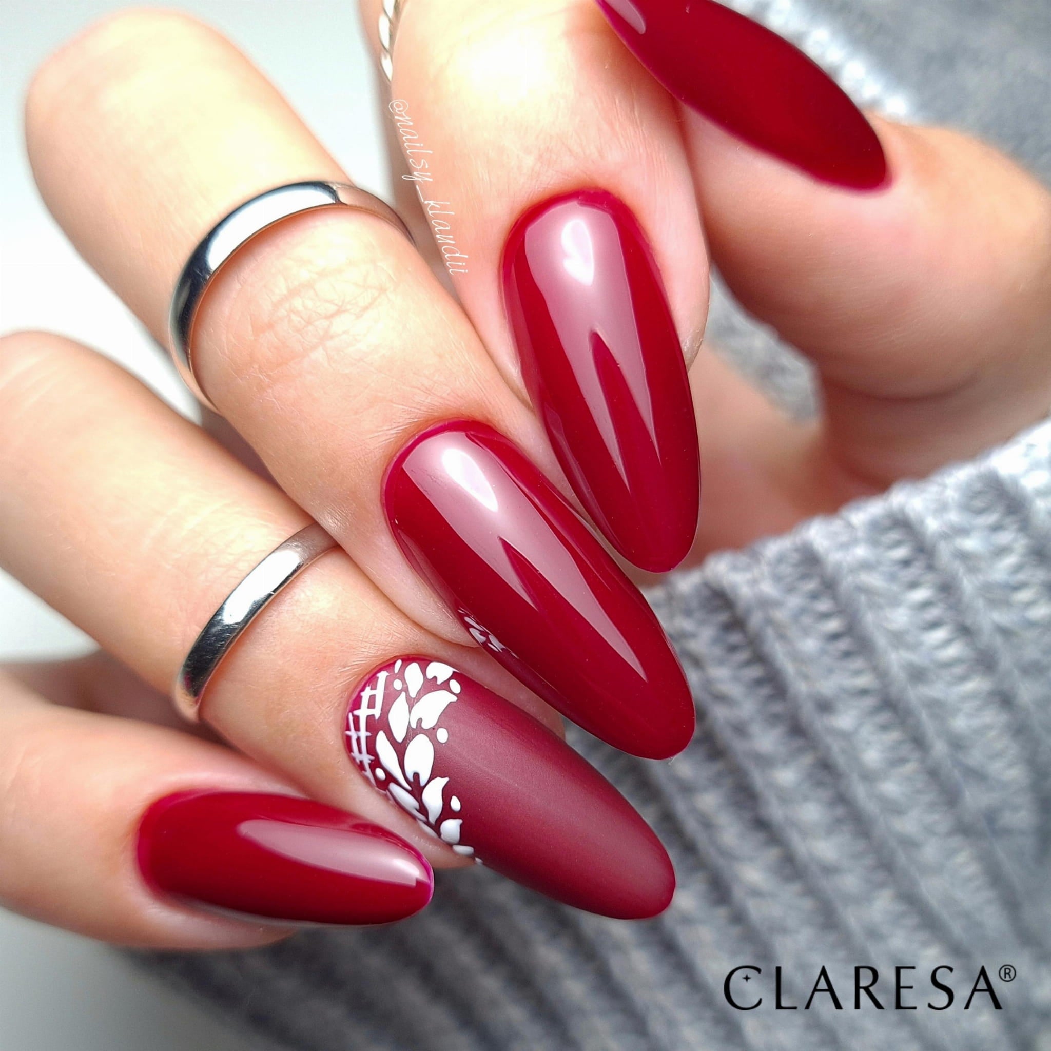 Claresa - Lakier hybrydowy RED 435 -5g