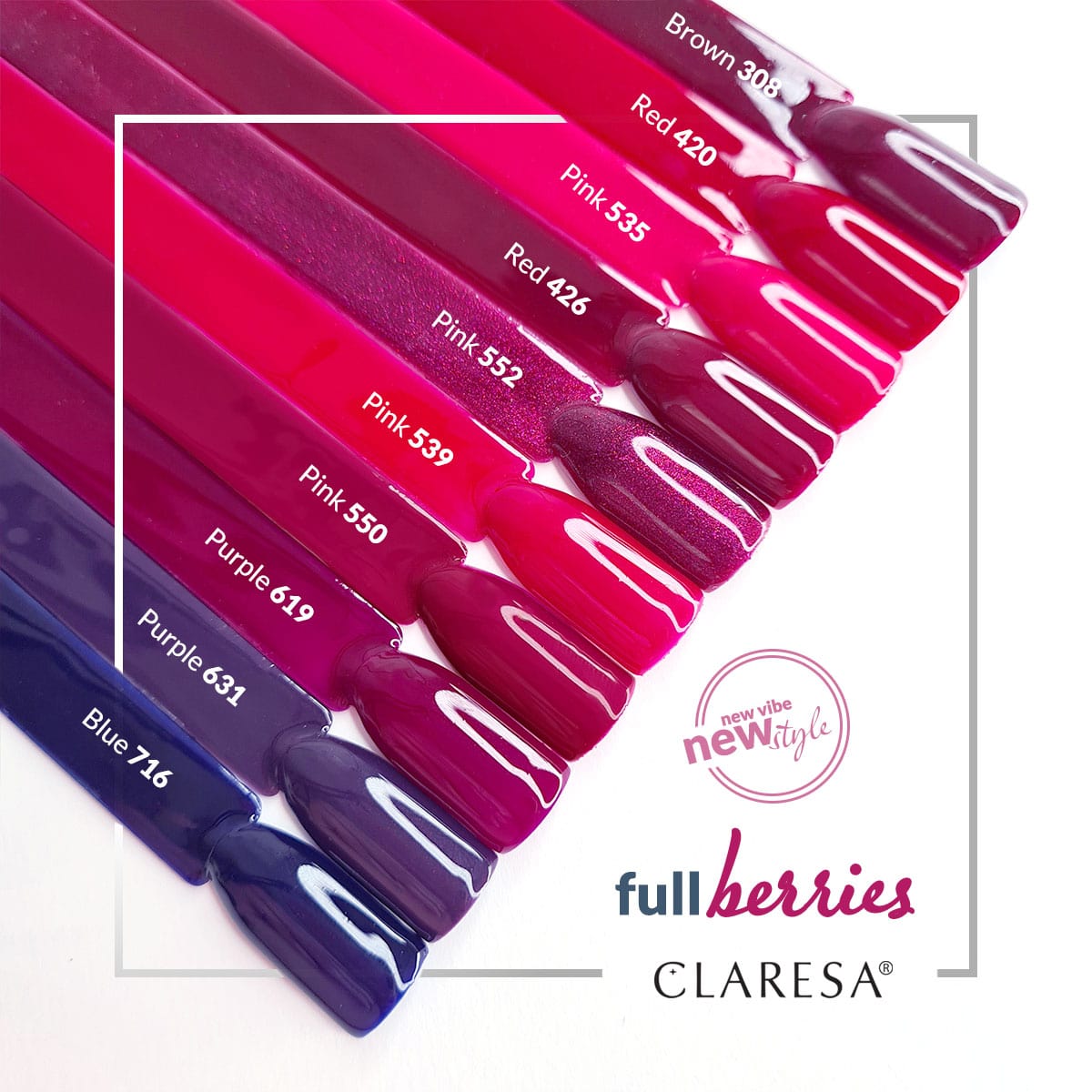 Claresa - Lakier hybrydowy RED 426 -5g
