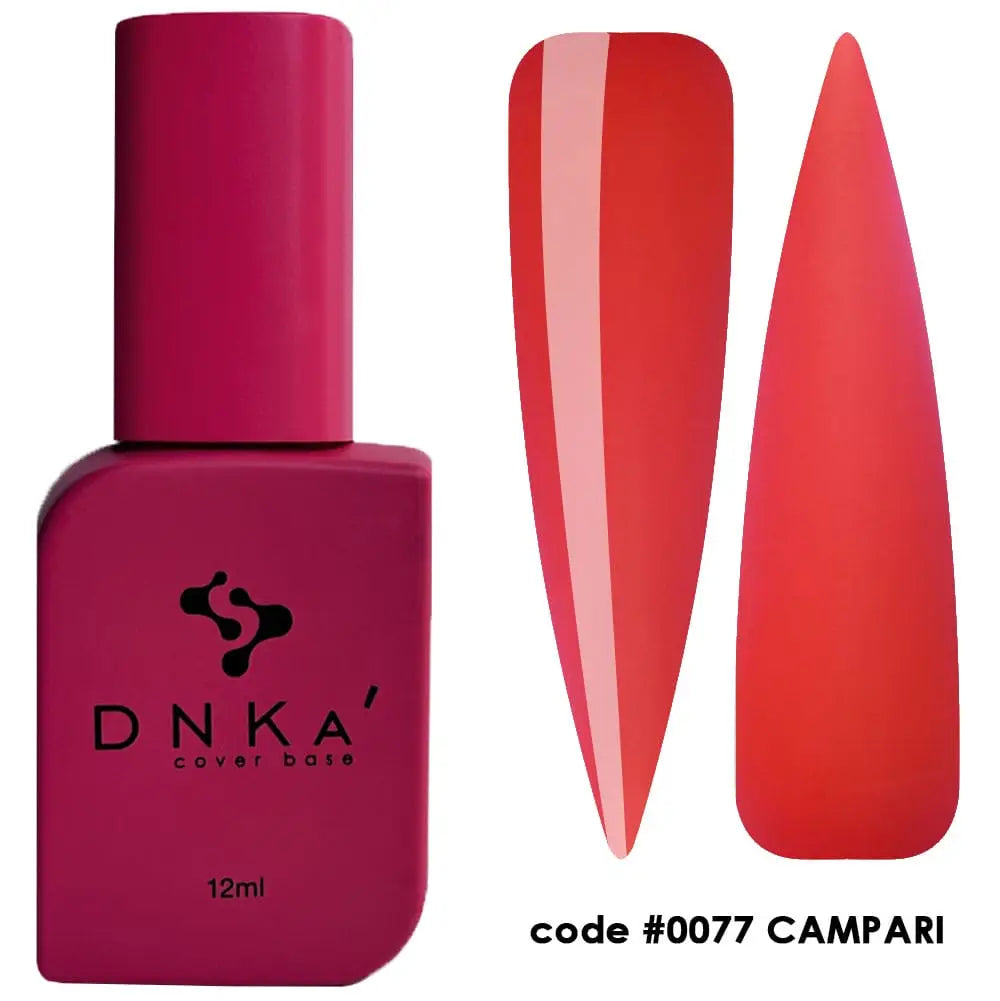 DNKa Rubber Base French Cover #0077 Campari 12ml