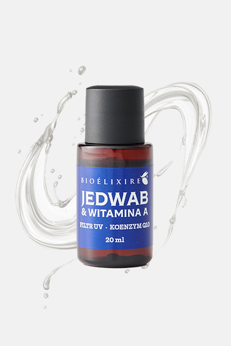 Bioelixire Serum Silikonowe Jedwab + Witamina A + Koenzym Q10 + Filtr UV 20 ml
