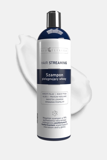 Bioelixire Hair Streaming Pielęgnujący Szampon Do Włosów 300ml