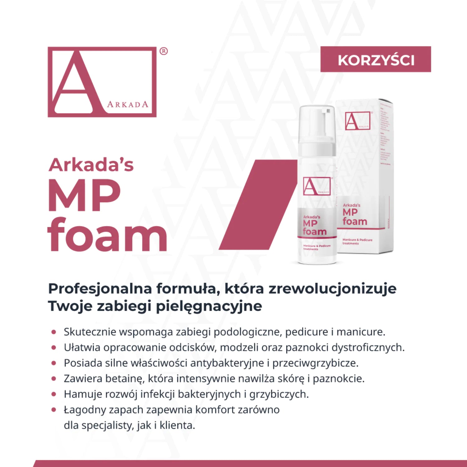 Arkada’s MP Foam Keratolityczna Pianka