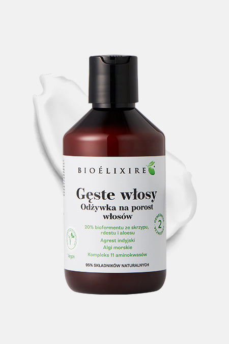 Bioelixire Bioélixire Gęste Włosy Odżywka Na Porost Włosów 300 ml — Składniki i ocena