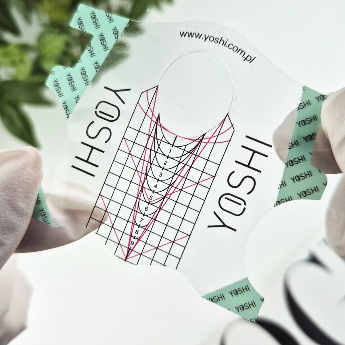 Yoshi Szablon Do Przedłużania Paznokci Transparentne 400 Szt.