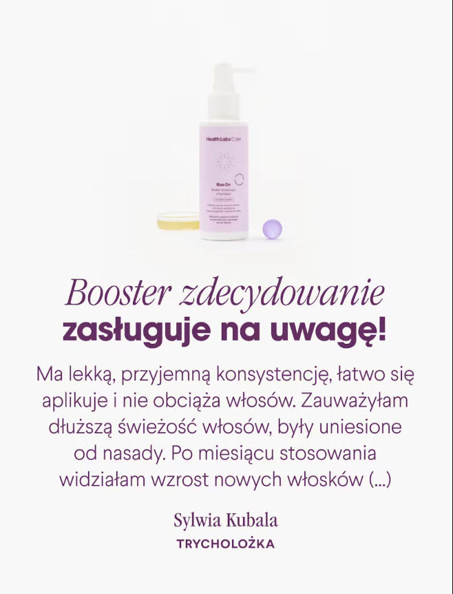 Health Labs Care Rise On Wcierka Na Porost Włosów Booster Stymulujący Z Peptydami 100 Ml