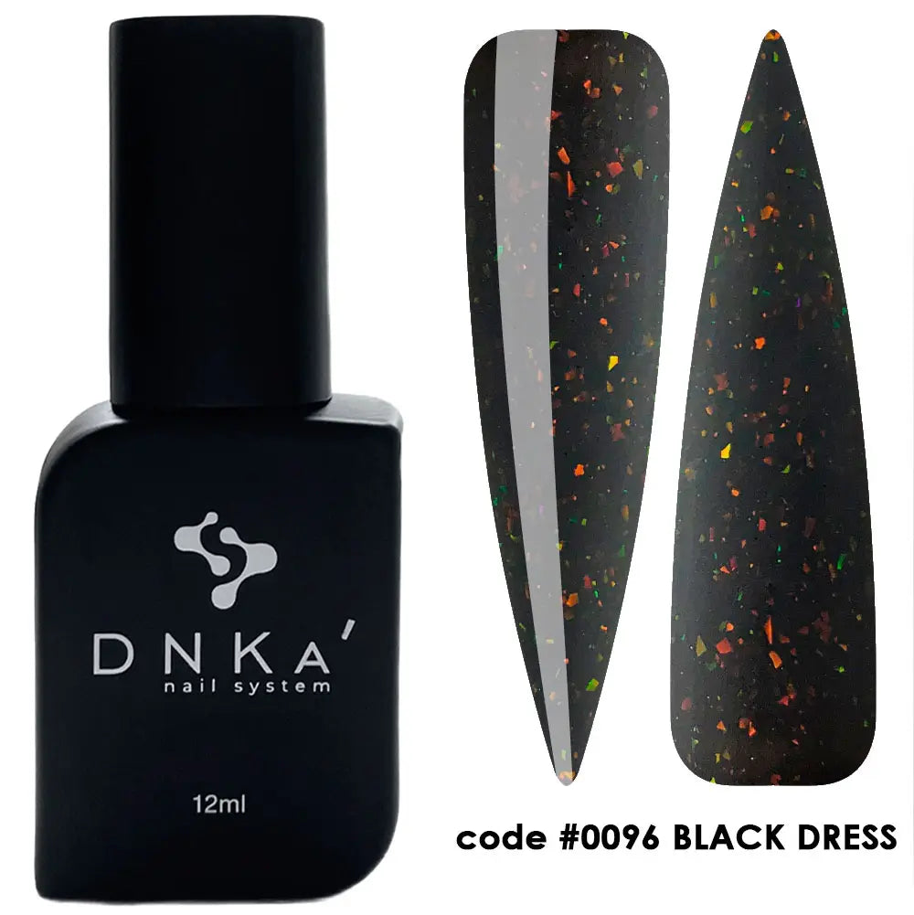 DNKa Rubber Base French Cover #0096 Black Dress 12ml