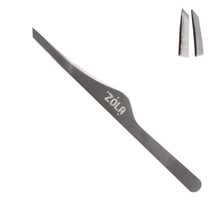 Zola Pęseta Do Brwi Skośna Color Series Silver