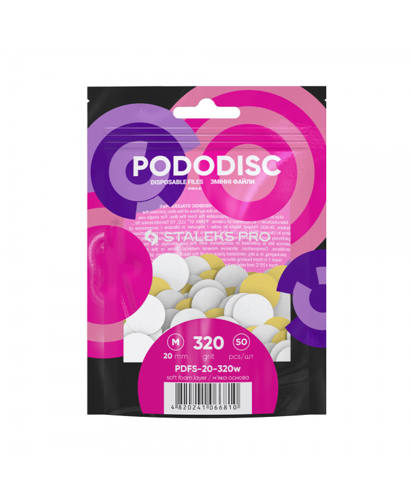 Staleks Nakładki Wymienne Pododisc M 50szt. PDFS-20-320w