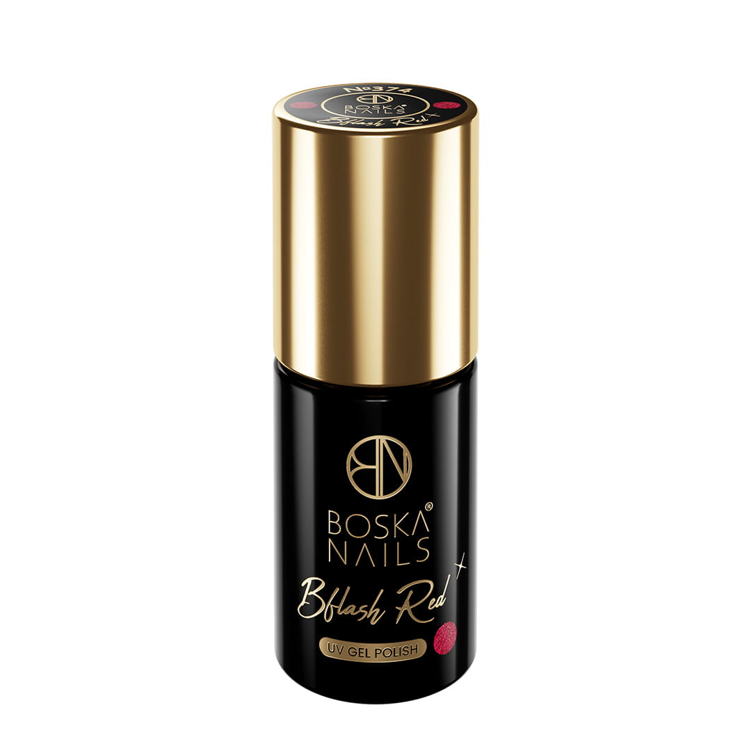 Boska Nails Lakier Hybrydowy Bflash Red No 374 6ml