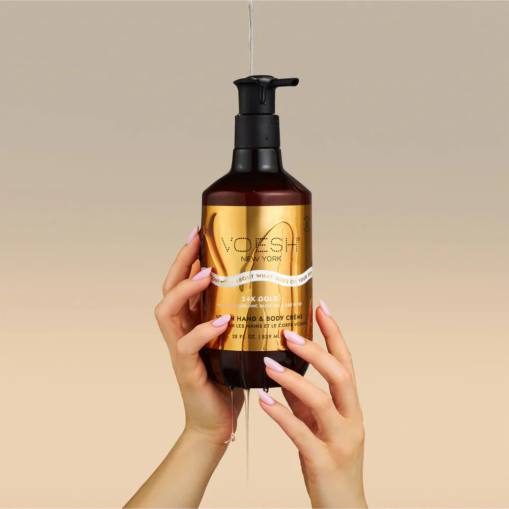 Voesh Vegan Body & Hand Creme  Krem Do Rąk I Ciała - Imperial Gold 28 oz. 829 ml