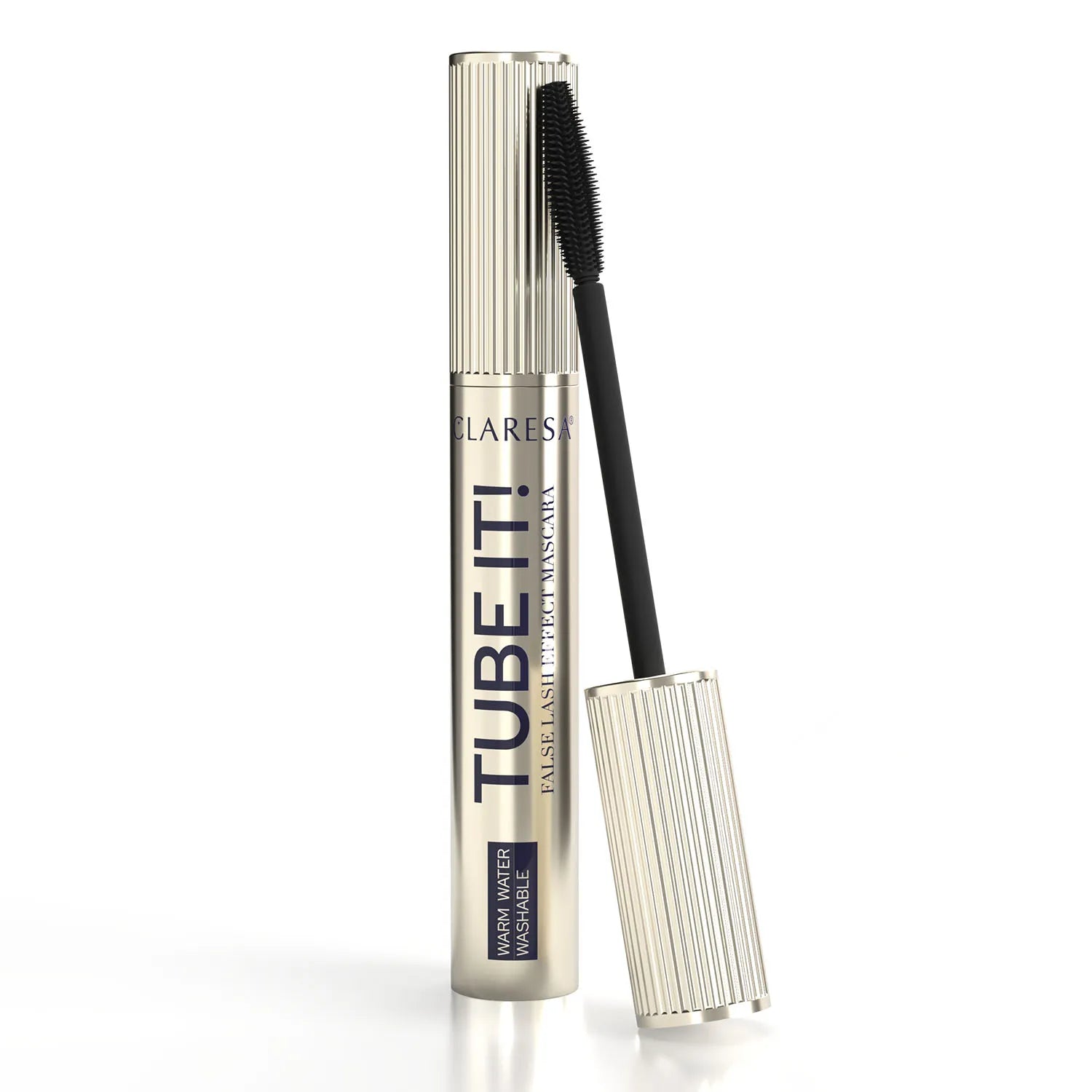 Claresa Tube It! False Lash Effect Mascara Black Tusz Do Rzęs Tubujący Pogrubiająco-Rozdzielający, Czarny, 8g