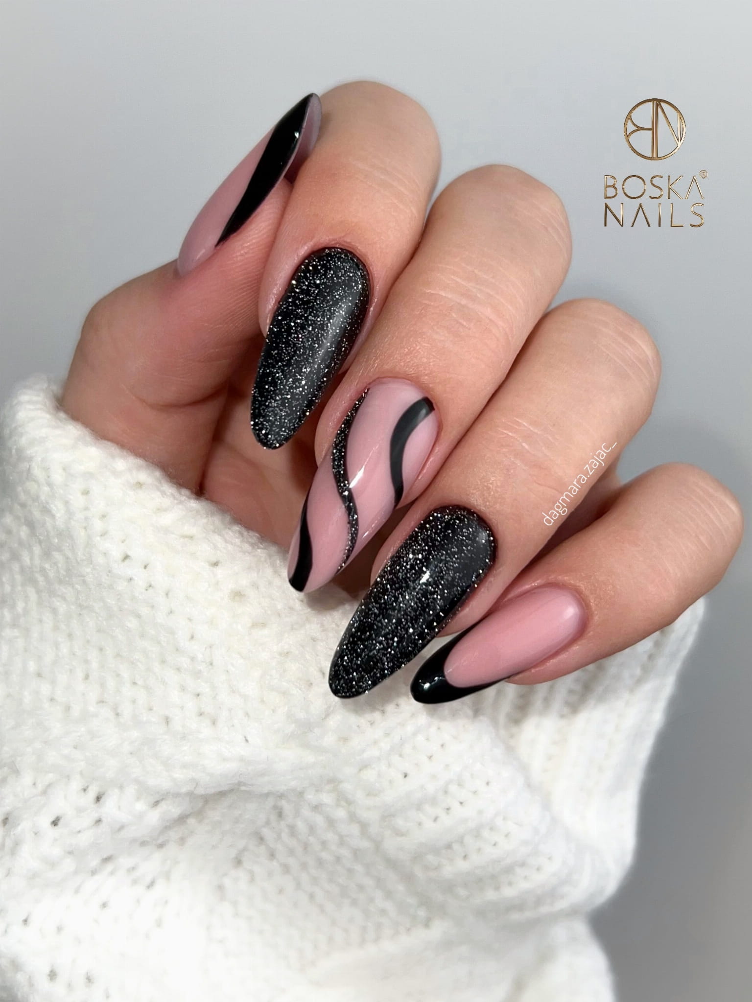 Boska Nails Lakier Hybrydowy Bflash Dark No 375 6ml