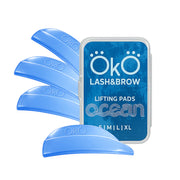 OKO Wałki Do Laminacji Rzęs Ocean (Technika Dolnej Jednej Trzeciej) 4 Pary