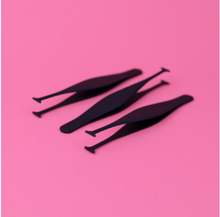 Wonder Lashes Pęseta Mini Do Kępek/Rzęs Bondingowych Czarna