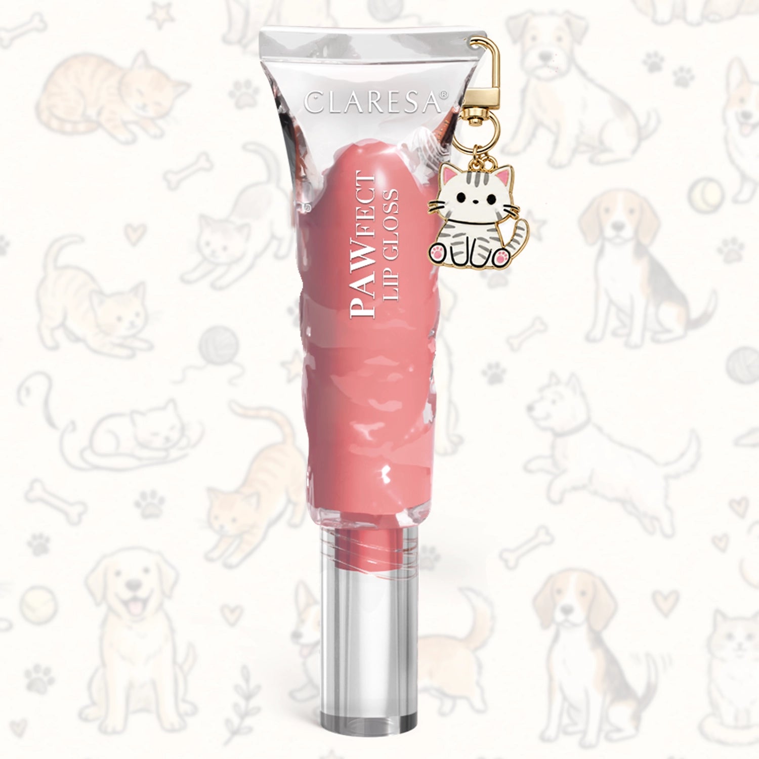 Claresa PAWfect Lip Gloss Błyszczyk Do Ust 01 Velvet Whiskers, 4,7g