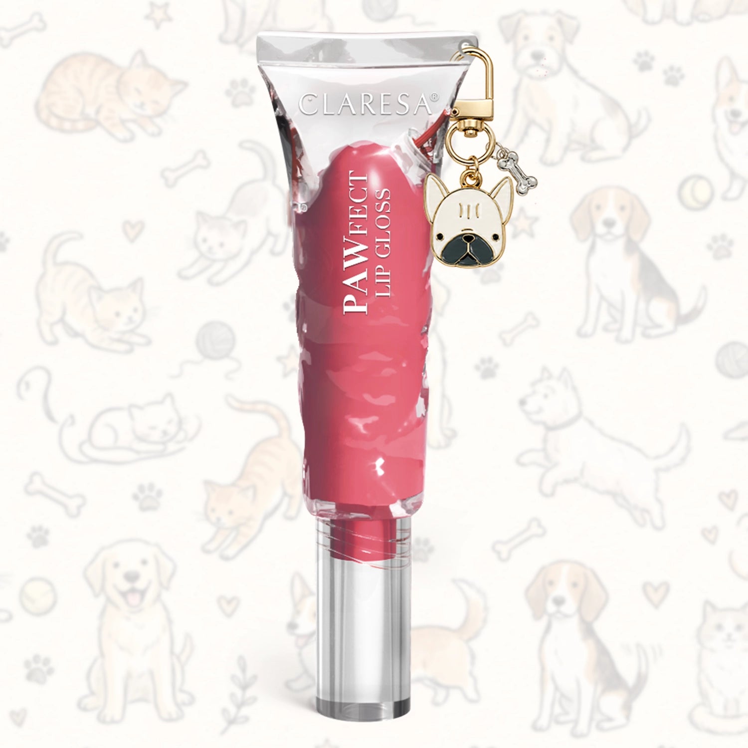 Claresa PAWfect Lip Gloss Błyszczyk Do Ust 02 Puppy Kiss, 4,7g
