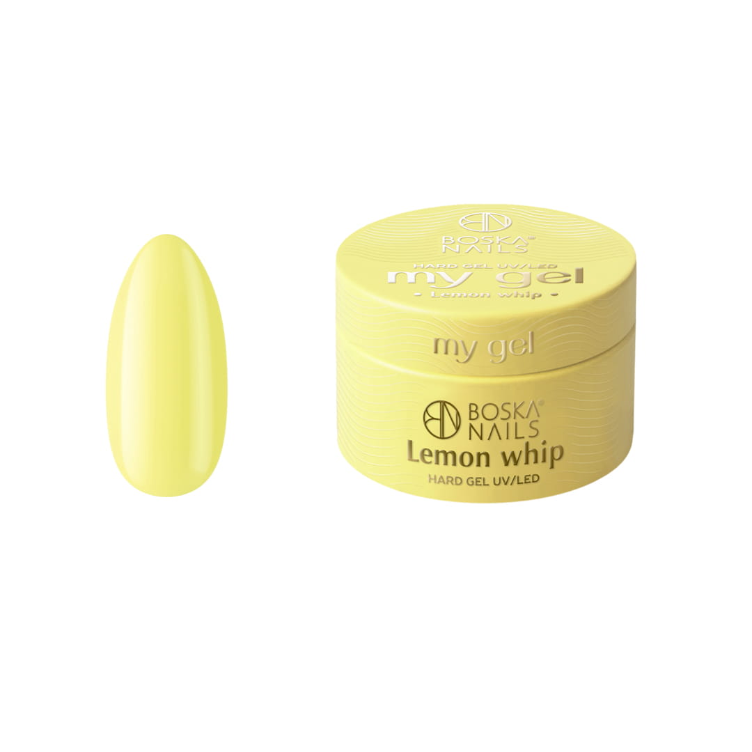 Boska Nails Żel Budujący Uv My Gel Lemon Whip Żółty 15ml