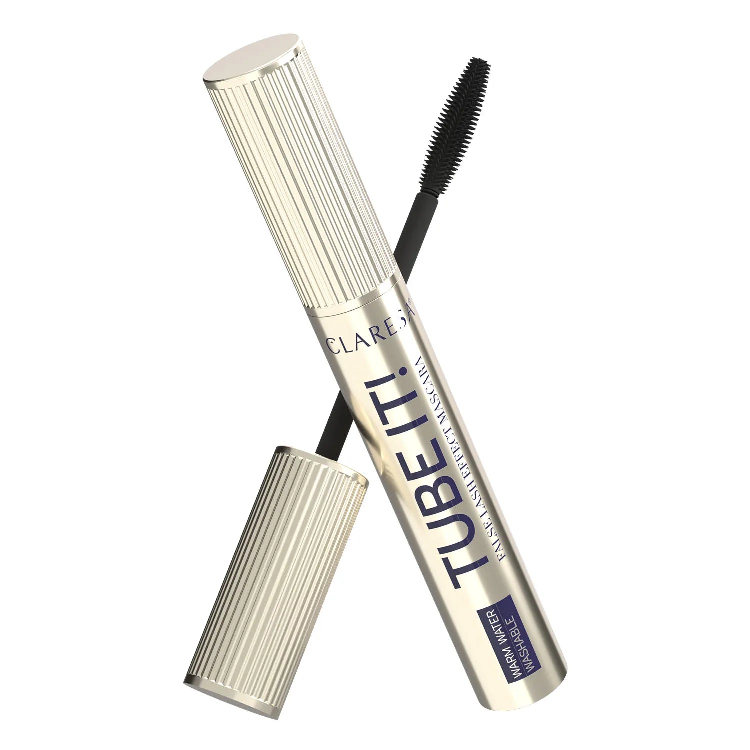 Claresa Tube It! False Lash Effect Mascara Black Tusz Do Rzęs Tubujący Pogrubiająco-Rozdzielający, Czarny, 8g