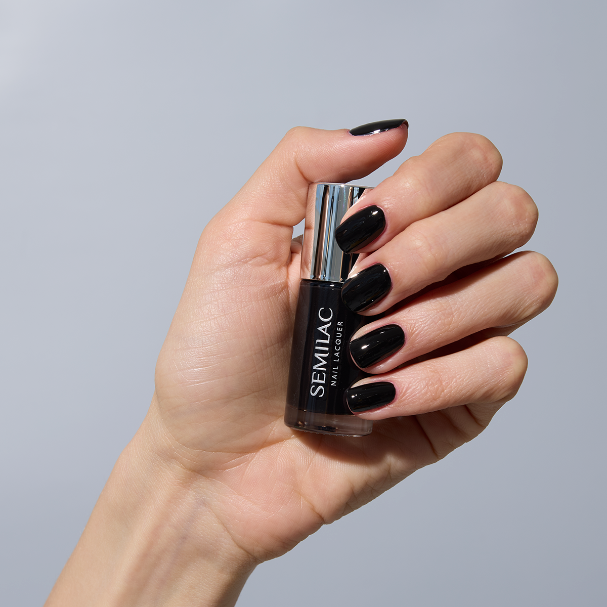 Semilac Lakier Klasyczny 109 Nail Lacquer Classic Black 9 ml