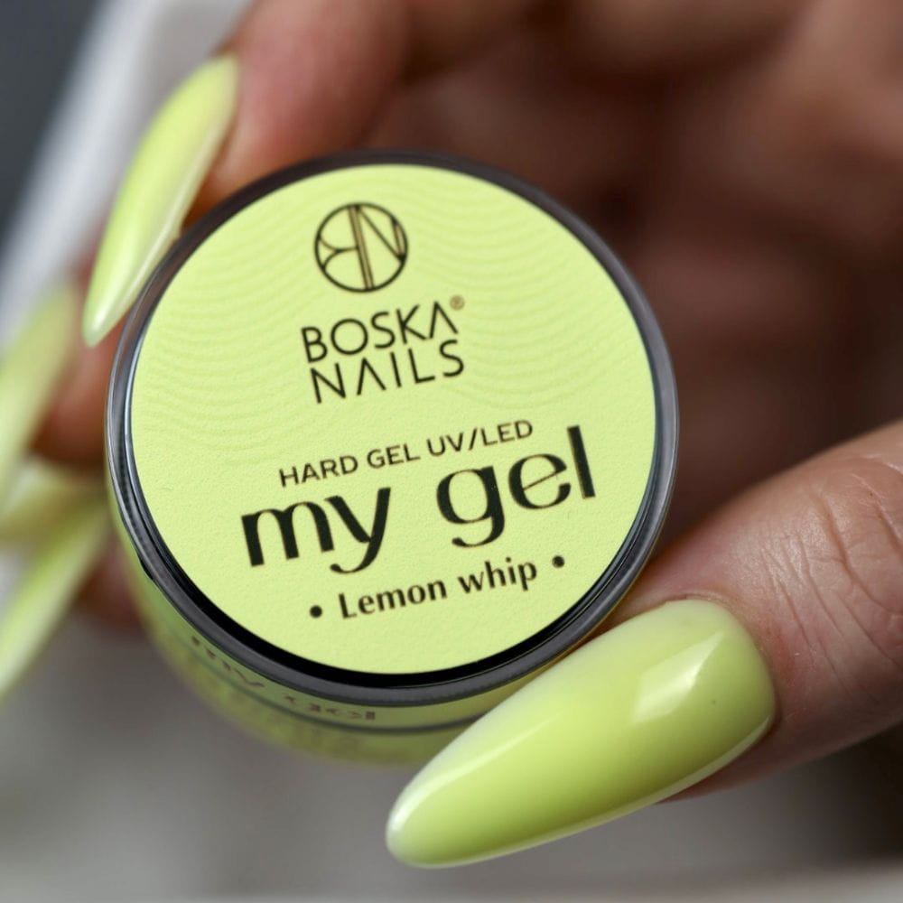 Boska Nails Żel Budujący Uv My Gel Lemon Whip Żółty 15ml